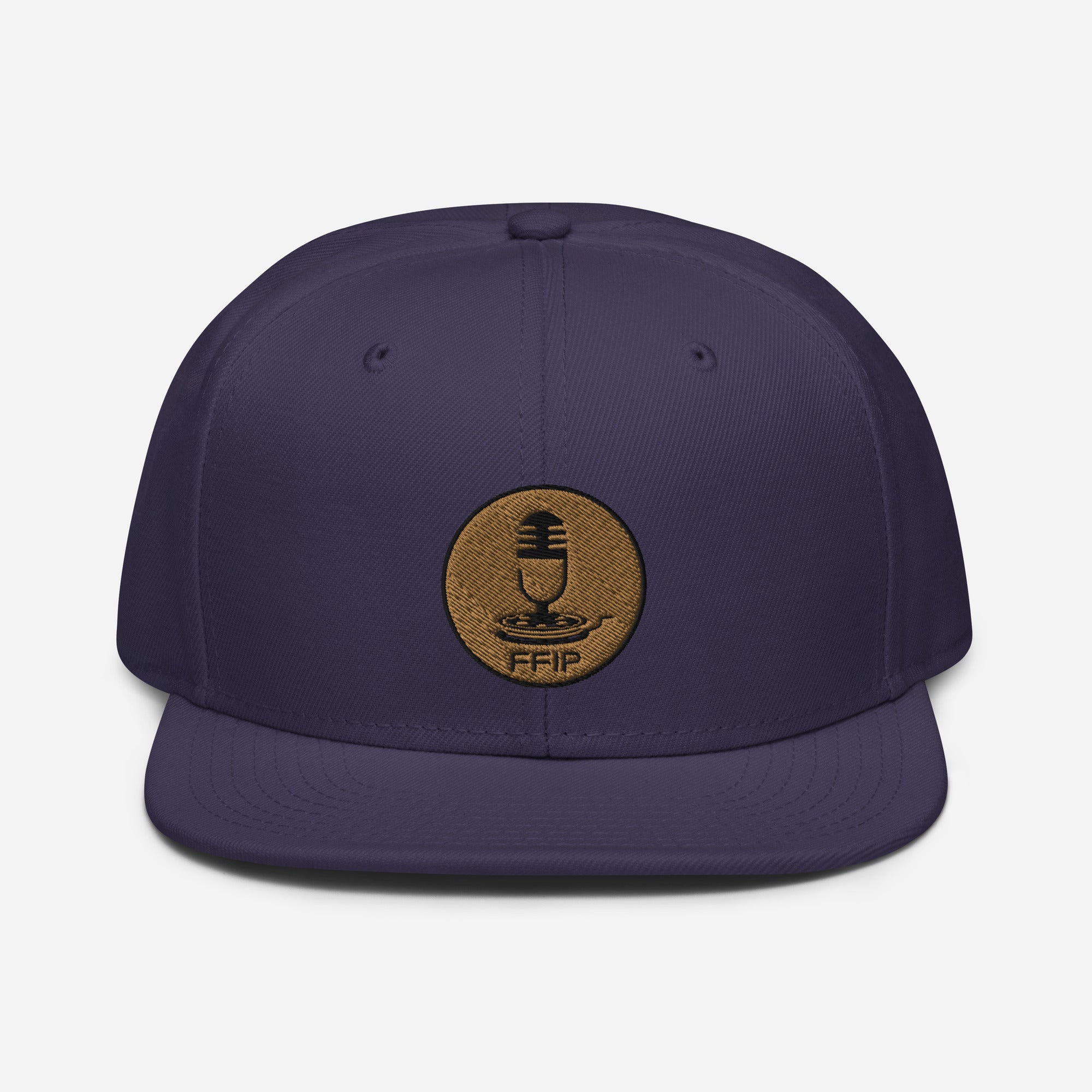 This Flat Brim Hat is full cloth and designed for colder days.  Flat is where it is at! Ad a logo and wear it in style with your fishy friends.